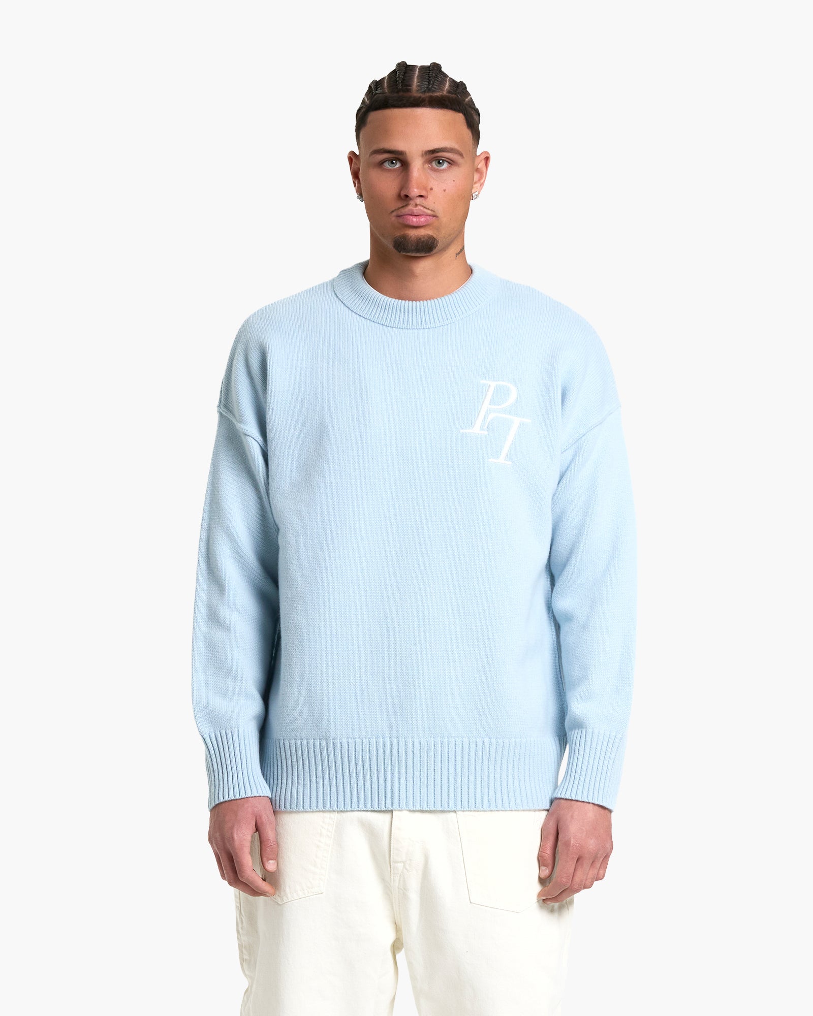 Baby Blue Essential Sweater