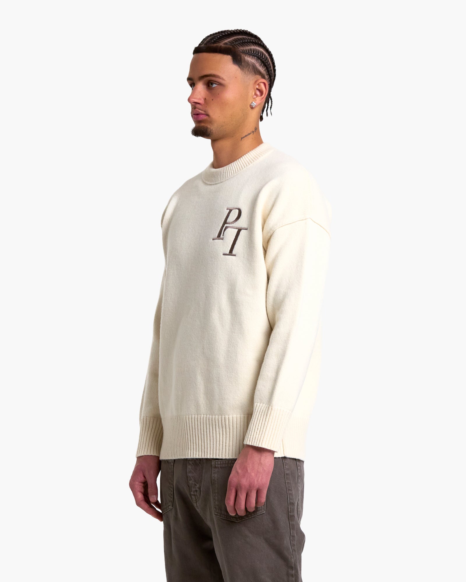 Beige Essential Sweater