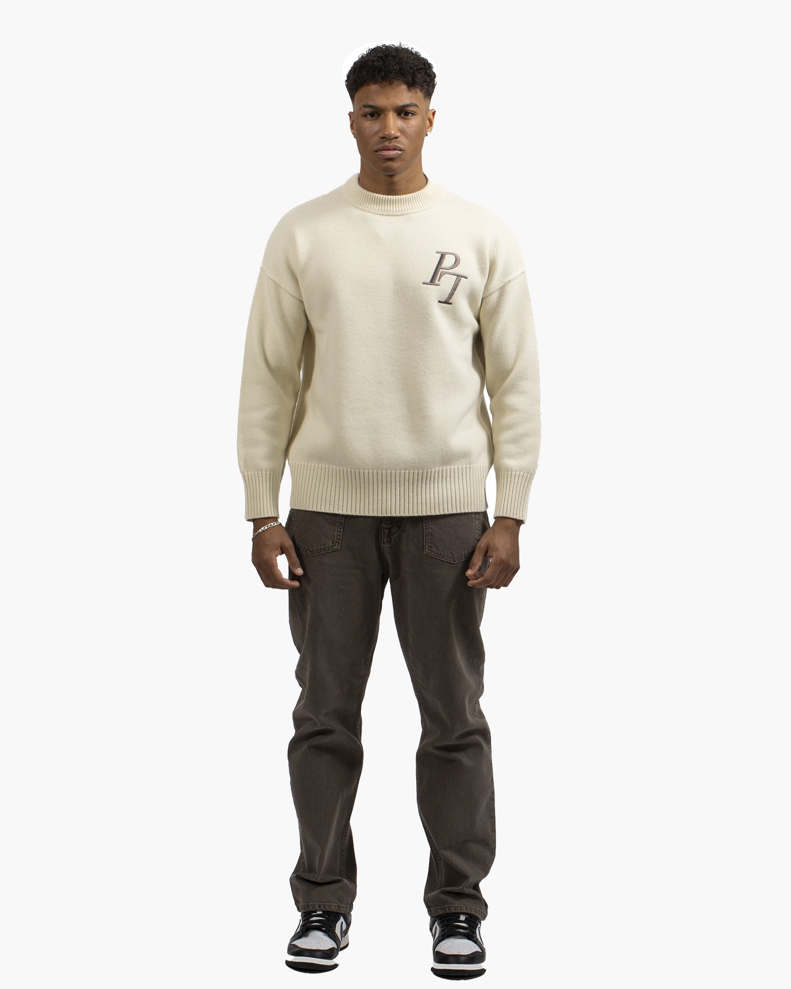 Pull beige essentiel