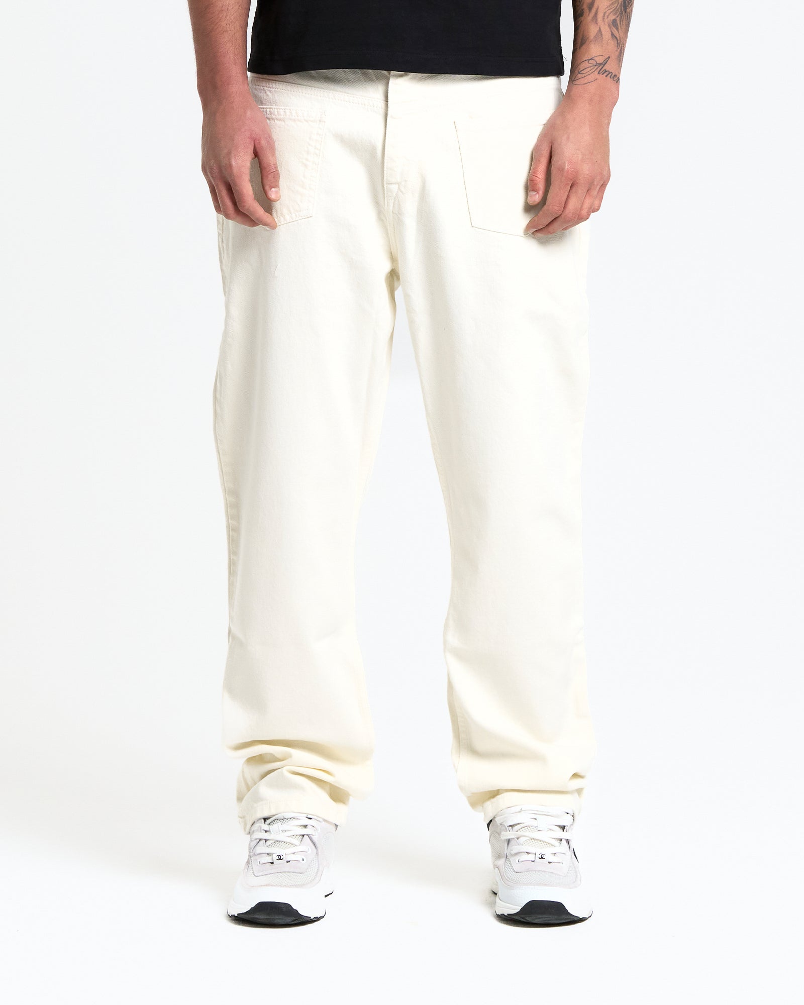Cream Vintage Denim