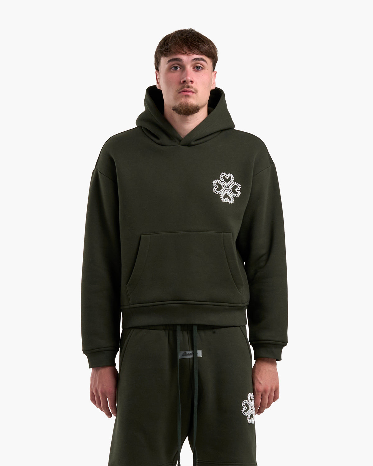 Dark Olive Pearl Hoodie