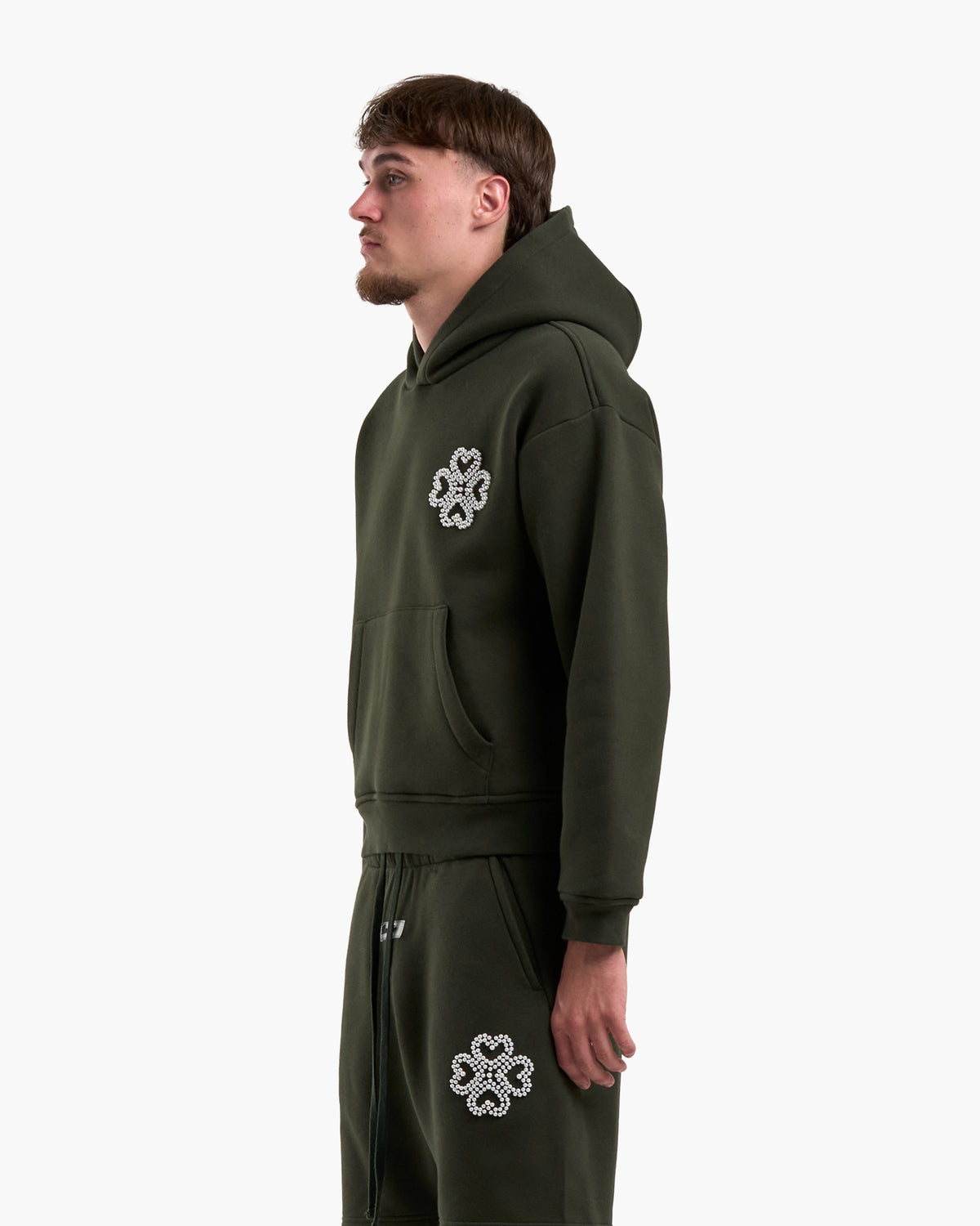 Dark Olive Pearl Hoodie