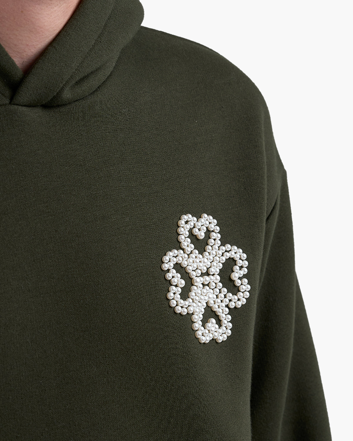 Dark Olive Pearl Hoodie