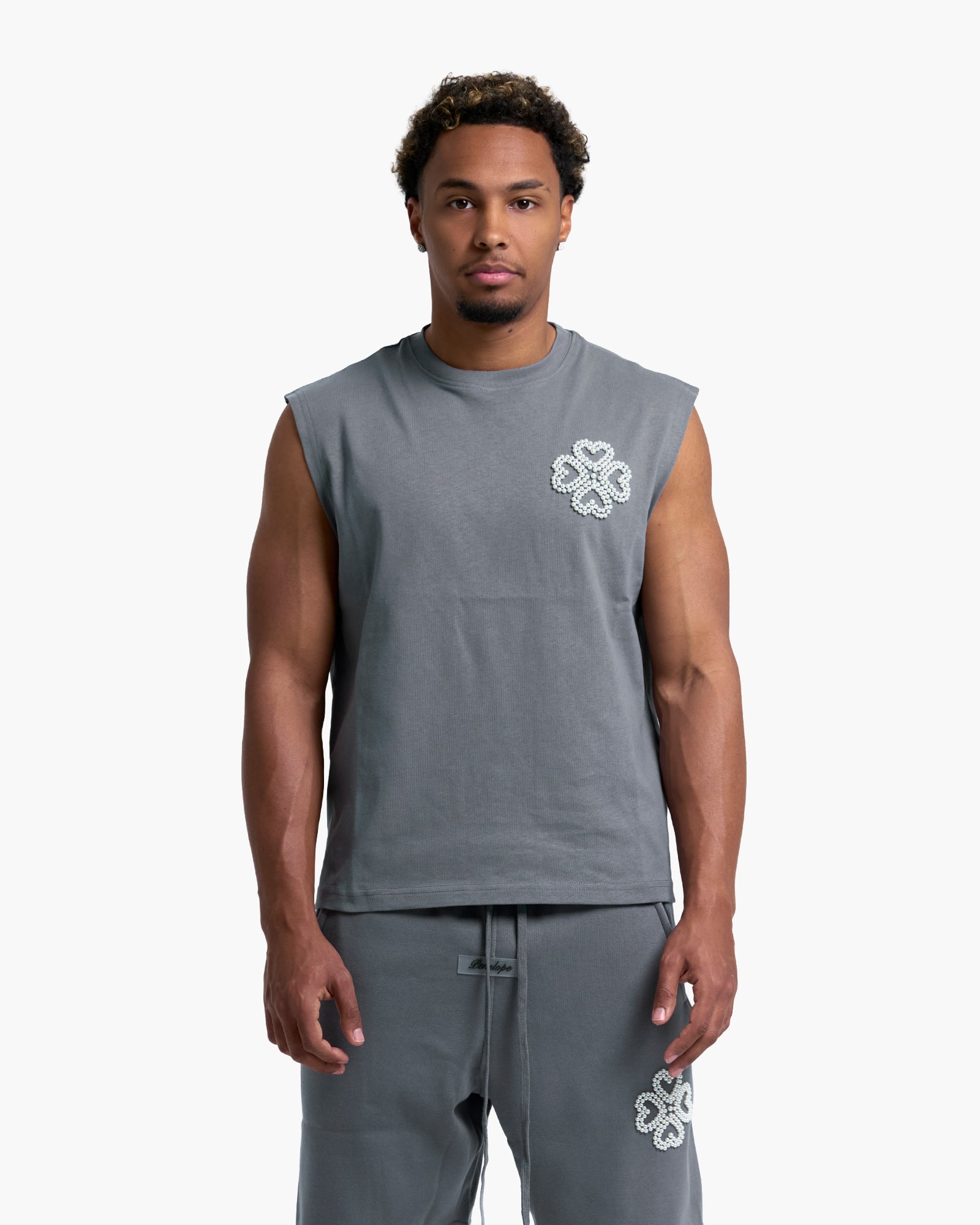 Anthracite Pearl Sleeveless-Shirt