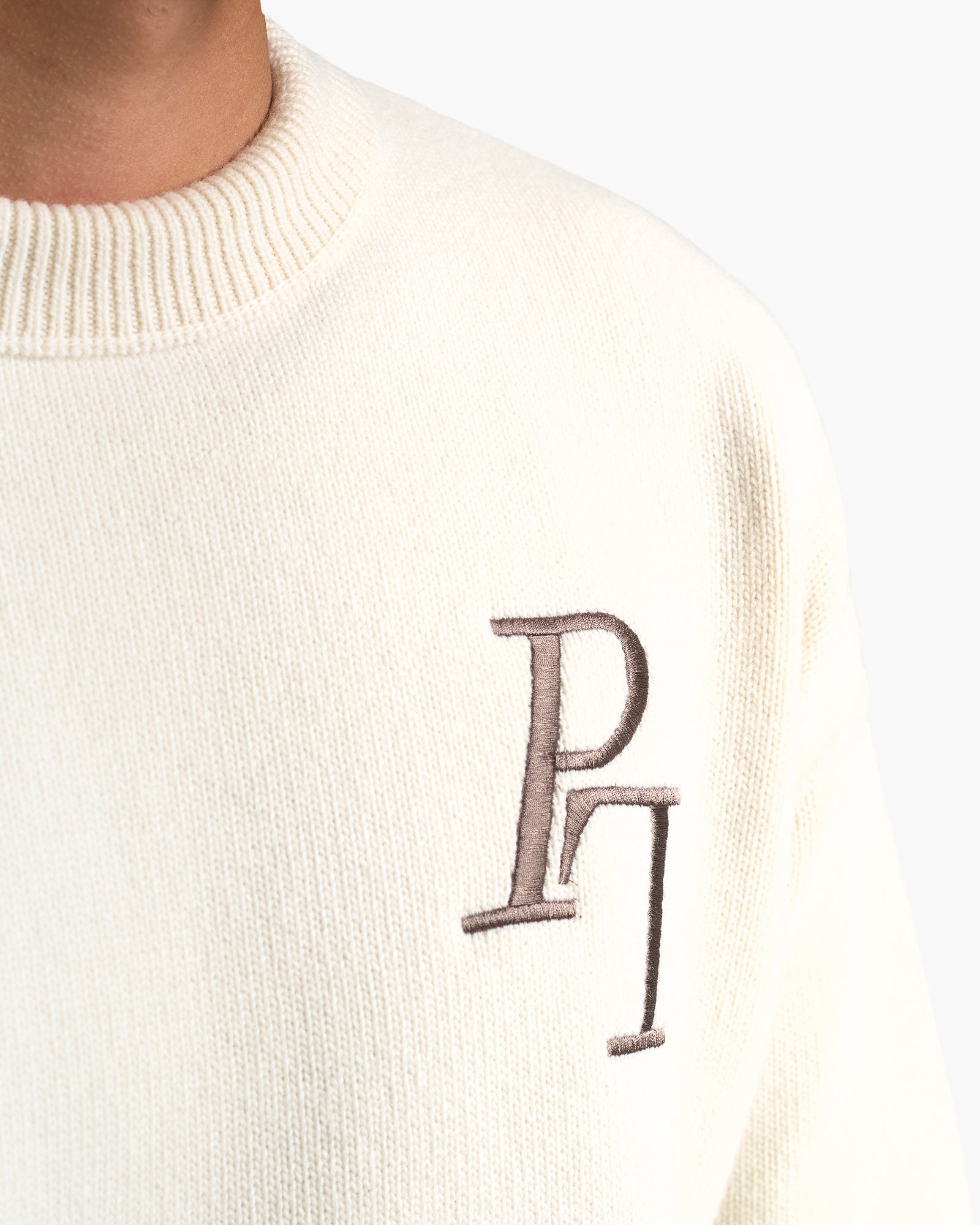 Beige Essential Sweater