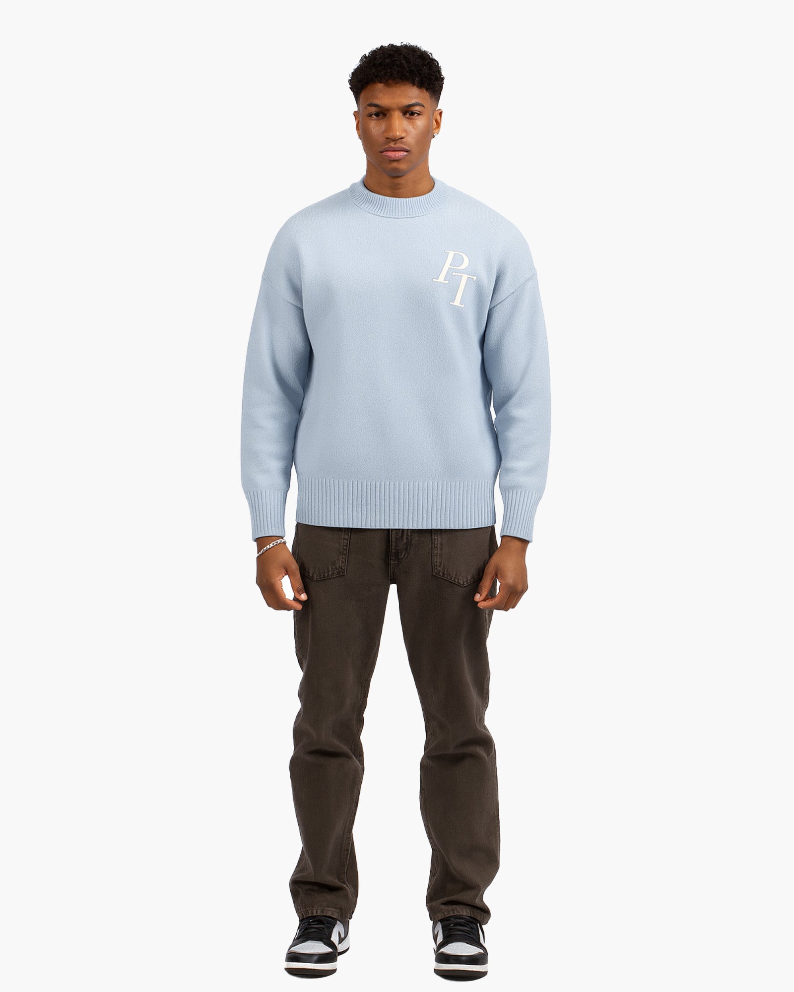 Baby Blue Essential Sweater