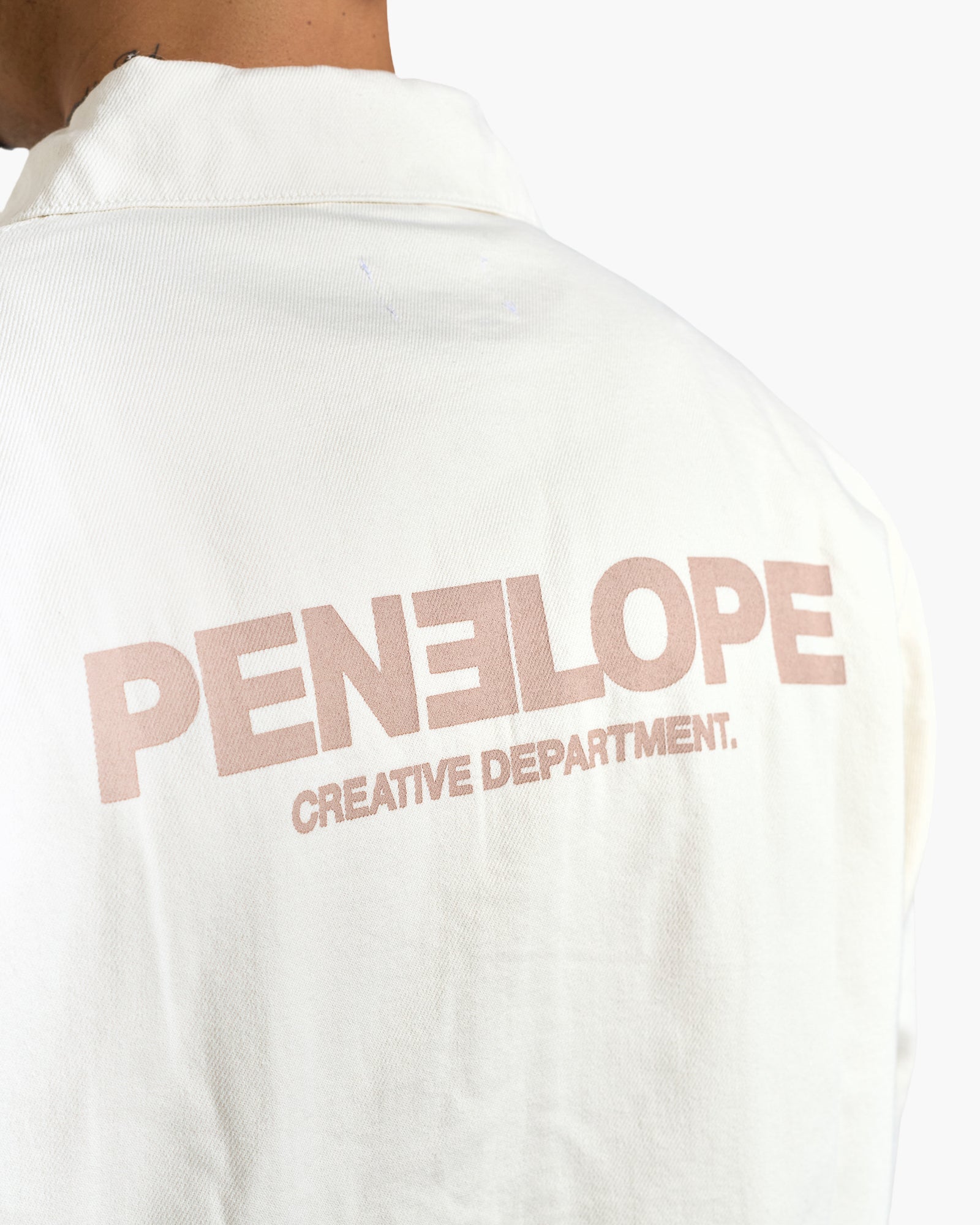 Cream Denim Jacket